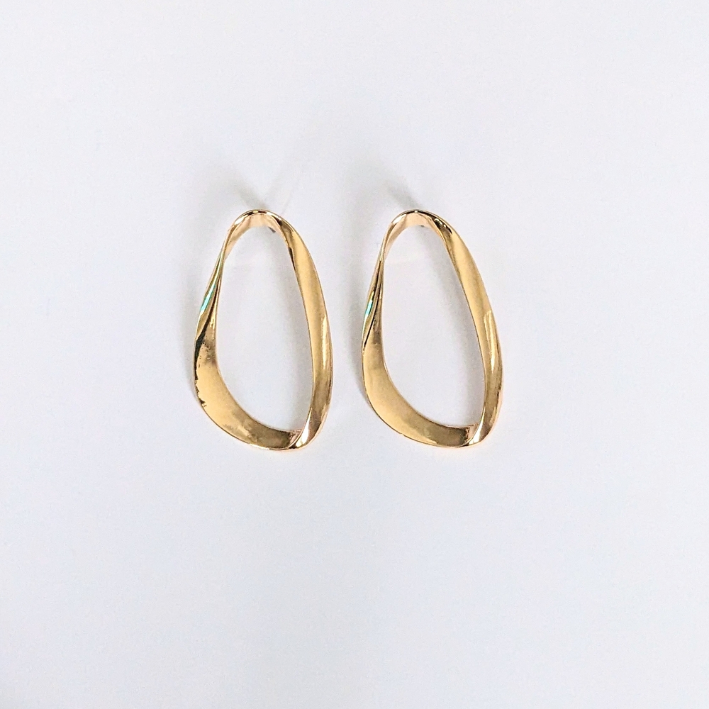 Twisted Hoop Earrings